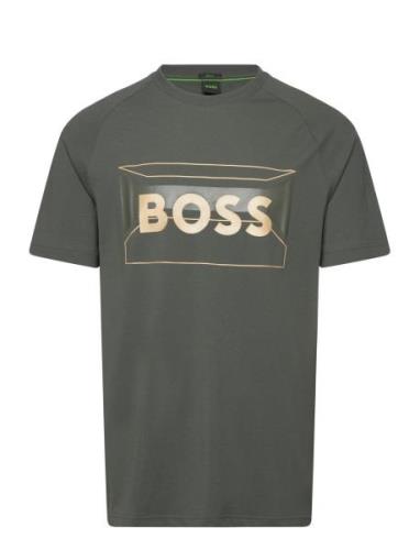 Tee 2 Sport T-Kortærmet Skjorte Khaki Green BOSS