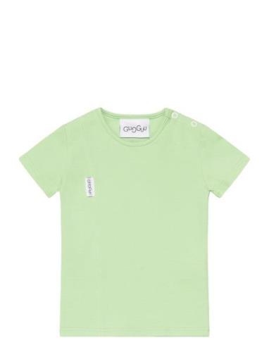 Unisex T-Shirt Tops T-Kortærmet Skjorte Green Gugguu