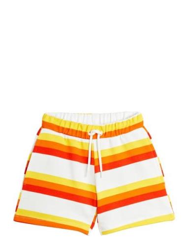 Stripe Aop Sweatshorts Bottoms Shorts Multi/patterned Mini Rodini