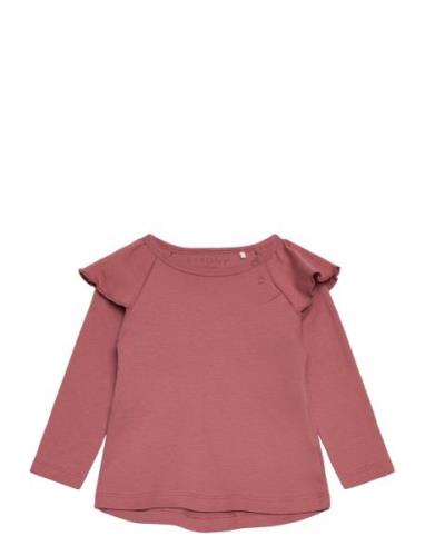 Blouse Ls - Girls Tops T-shirts Long-sleeved T-Skjorte Pink Fixoni