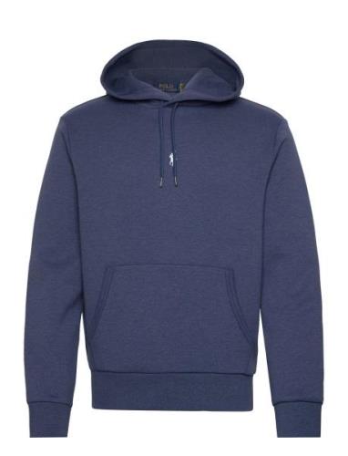 Double-Knit Hoodie Tops Sweatshirts & Hoodies Hoodies Blue Polo Ralph ...