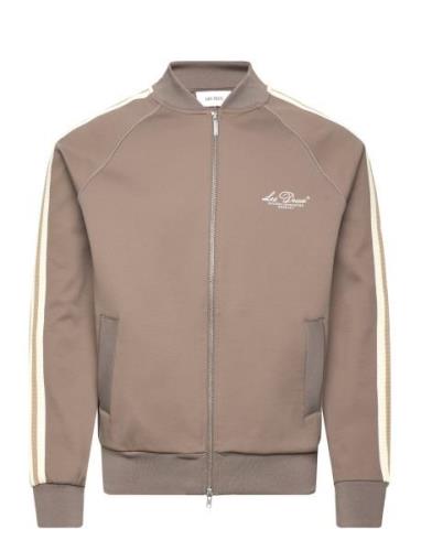 Sterling Track Jacket Tops Sweatshirts & Hoodies Sweatshirts Brown Les...