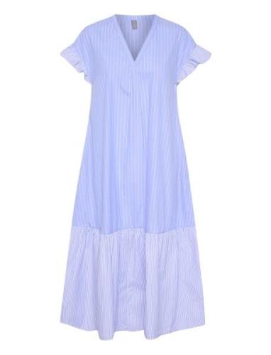 Cucia Sleeveles Striped Dress Maxikjole Festkjole Blue Culture
