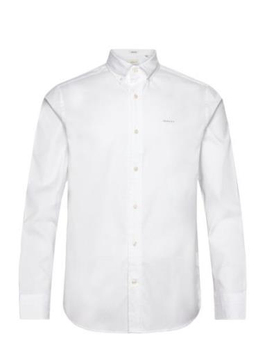 Reg Pinpoint Oxford Shirt Tops Shirts Casual White GANT