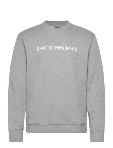 Felpa Designers Sweatshirts & Hoodies Sweatshirts Grey Emporio Armani