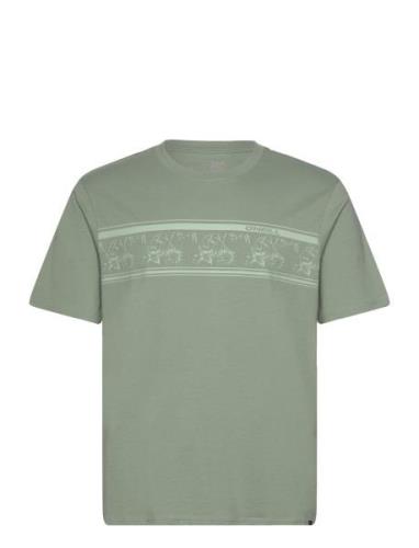 Mix & Match Floral Graphic T-Shirt Tops T-Kortærmet Skjorte Green O'ne...