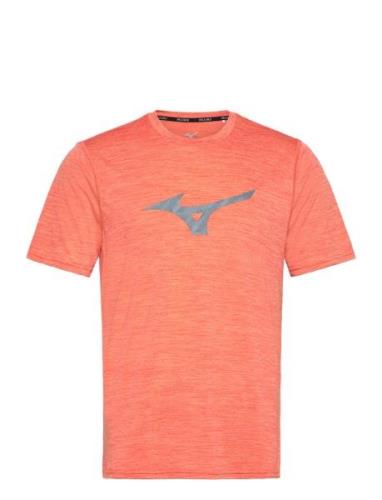 Core Rb Tee Sport T-Kortærmet Skjorte Orange Mizuno
