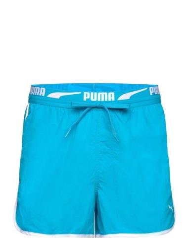 Puma Swim Men Track Short Shorts 1P Badeshorts Blue Puma Swim
