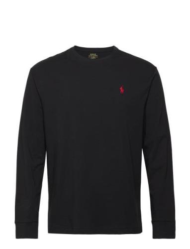Classic Fit Jersey Long-Sleeve T-Shirt Tops T-Langærmet Skjorte Black ...