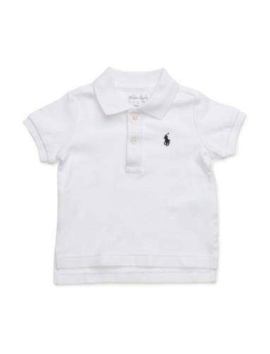 Soft Cotton Polo Shirt Tops T-Kortærmet Skjorte White Ralph Lauren Bab...