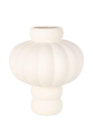 Ceramic Balloon Vase Home Decoration Vases White LOUISE ROE