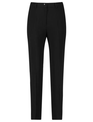 Pant Cropped Bottoms Trousers Straight Leg Black Gerry Weber