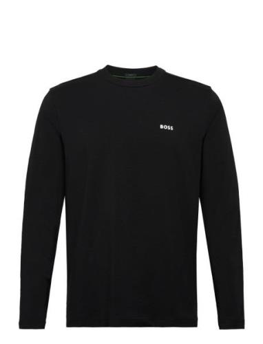 Tee Long Sport T-Langærmet Skjorte Black BOSS