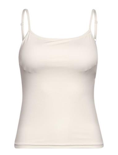 Lunar Luxe Cami Sport T-shirts & Tops Sleeveless Cream Moonchild Yoga ...