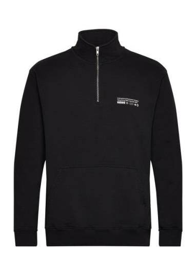 Wblass Tech Half-Zip Designers Sweatshirts & Hoodies Sweatshirts Black...