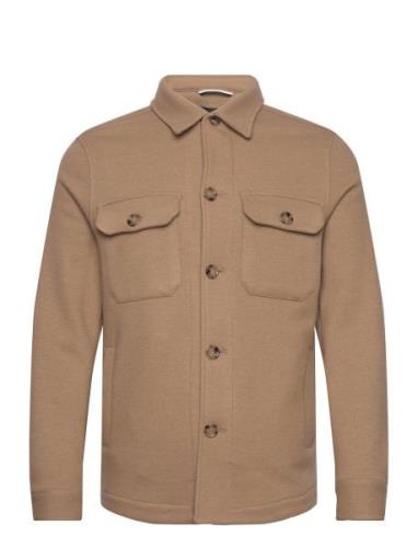 C-Carper-Os-224F Tops Overshirts Brown BOSS