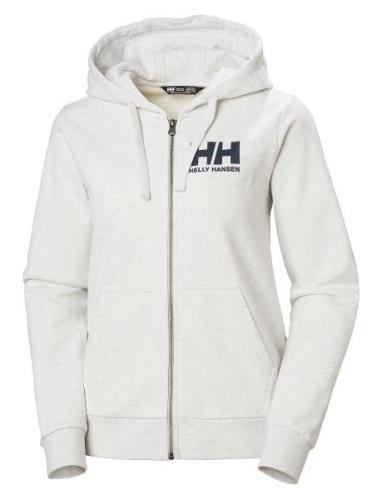 W Hh Logo Full Zip Hoodie 2.0 Sport Sweatshirts & Hoodies Hoodies Whit...
