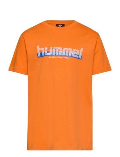 Hmlvang T-Shirt S/S Sport T-Kortærmet Skjorte Orange Hummel