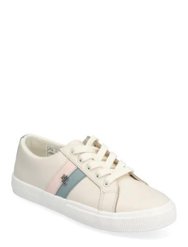 Sft Sprt Clf/Sn/Sn-Janson Ii-Sk-Vlc Low-top Sneakers Cream Lauren Ralp...