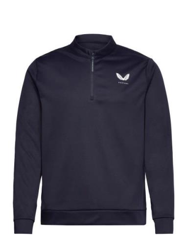 Classic 1/4 Zip Tops Sweatshirts & Hoodies Fleeces & Midlayers Navy Ca...