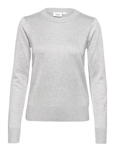 Milasz Pullover Tops Knitwear Jumpers Grey Saint Tropez