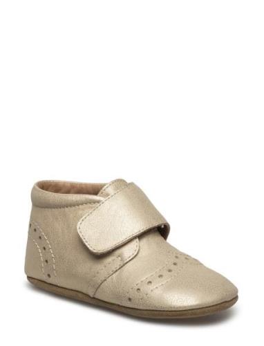 Bisgaard Petit Slippers Hjemmesko Gold Bisgaard