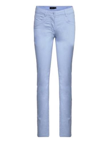 Casual Pants Bottoms Jeans Slim Blue Brandtex