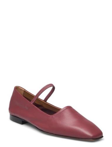 Petina Merlot Nappa Ballerinasko Ballerinaer Red ATP Atelier