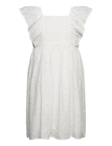 Dress Embroidery Anglais Frill Dresses & Skirts Dresses Casual Dresses...
