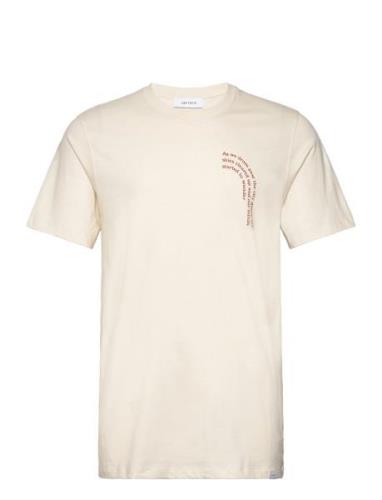 Coastal T-Shirt Tops T-Kortærmet Skjorte Cream Les Deux