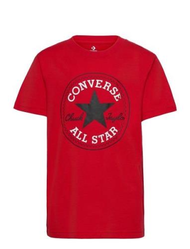 Cnvb Chuck Patch Tee Sport T-Kortærmet Skjorte Red Converse