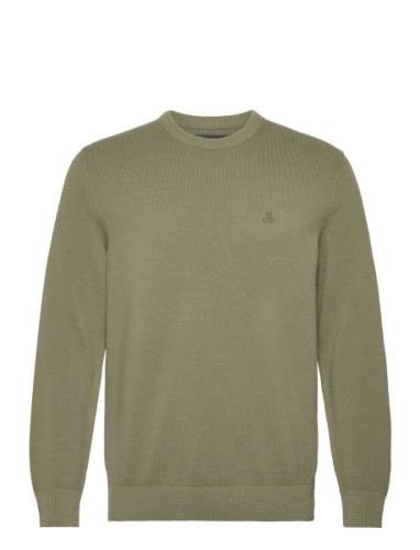 Pullovers Long Sleeve Tops Knitwear Round Necks Khaki Green Marc O'Pol...