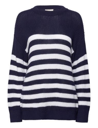 Fqiben-Pullover Tops Knitwear Jumpers Navy FREE/QUENT