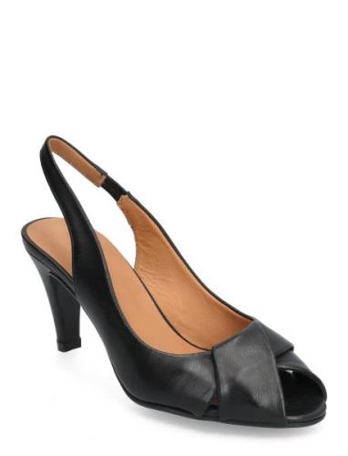 Sling Back Shoes Heels Pumps Sling Backs Black Billi Bi