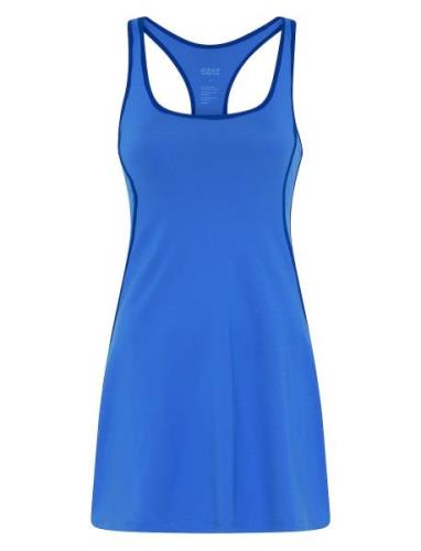 Tipped Paloma Dress Kort Kjole Blue Girlfriend Collective