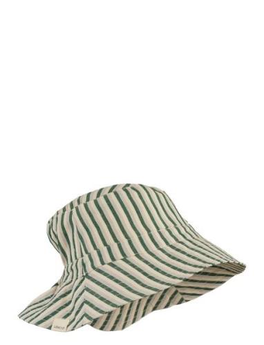 Sander Bucket Hat Accessories Headwear Hats Bucket Hats Green Liewood