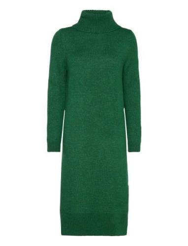 Onlbrandie L/S Roll Neck Dress Knt Noos Knælang Kjole Green ONLY