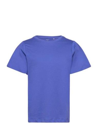 Nkflorena Ss Top Pb Tops T-Kortærmet Skjorte Blue Name It