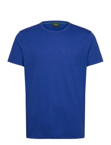 Teebo_N Sport T-Kortærmet Skjorte Blue BOSS