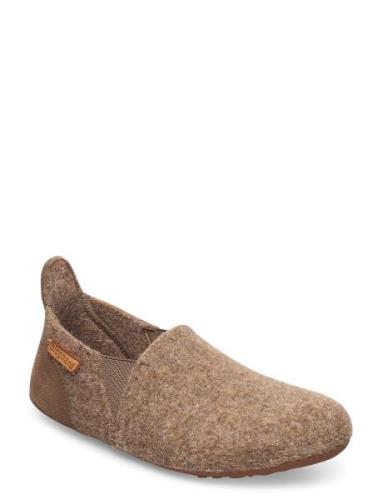 Bisgaard Sailor Wool Slippers Hjemmesko Brown Bisgaard