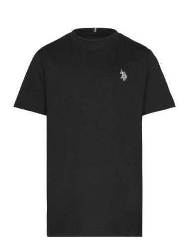 Dhm Tshirt Tops T-Kortærmet Skjorte Black U.S. Polo Assn.