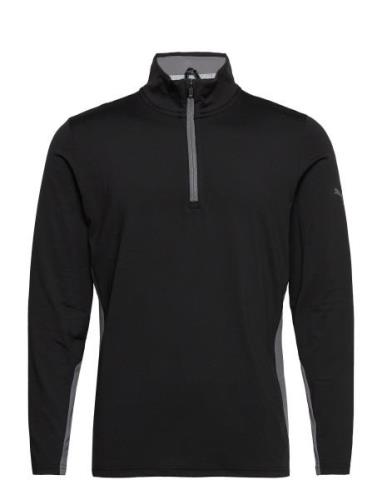Gamer 1/4 Zip Sport T-Langærmet Skjorte Black PUMA Golf