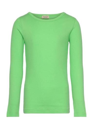 Tani Tops T-shirts Long-sleeved T-Skjorte Green MarMar Copenhagen