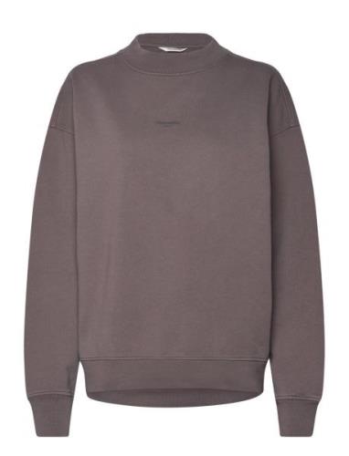 W. Mezzanine Oslo Crew Tops Sweatshirts & Hoodies Sweatshirts Grey HOL...