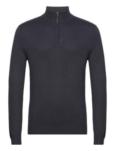 Half Zip Tops Sweatshirts & Hoodies Sweatshirts Navy French Connection