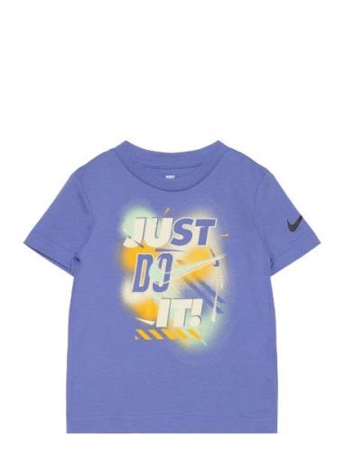 Nkb Jdi Energy Ss Tee Sport T-Kortærmet Skjorte Blue Nike