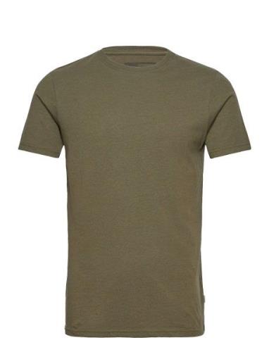 Sdrock Ss Tops T-Kortærmet Skjorte Khaki Green Solid