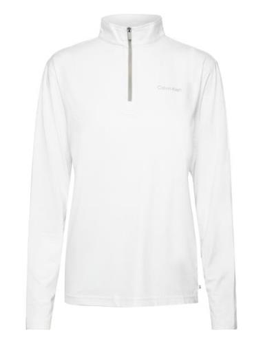 Newport Half Zip Sport Sweatshirts & Hoodies Fleeces & Midlayers White...