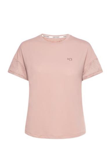 Vilde Air Tee Sport T-shirts & Tops Short-sleeved Pink Kari Traa