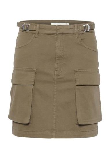 Marligz Hw Skirt Kort Nederdel Khaki Green Gestuz